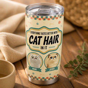Retro Cat Hair Personalized Pet Tumbler - Personalized Tumbler fa585218-1cc2-4d39-aa34-e2ca1094f5e8.jpg