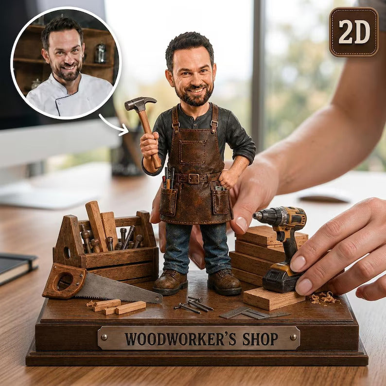 2D PRINTED Custom Woodworker Wooden Block, Personalized Carpenter Gift, 2D Workshop Trophy with Custom Face, Handyman Desk Decor fa7c5fc0-e8b9-44cc-8ac2-197cb2d78b88-dfdsf-4-.jpg