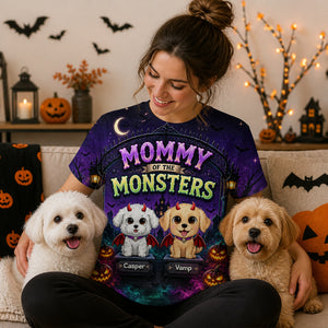 Mommy of the Monsters — Custom Pet Cartoon AOP Tee - Personalized T-Shirt - All over printed fa80e533-518a-4ea1-8ac9-ca132b5ba88b.jpg