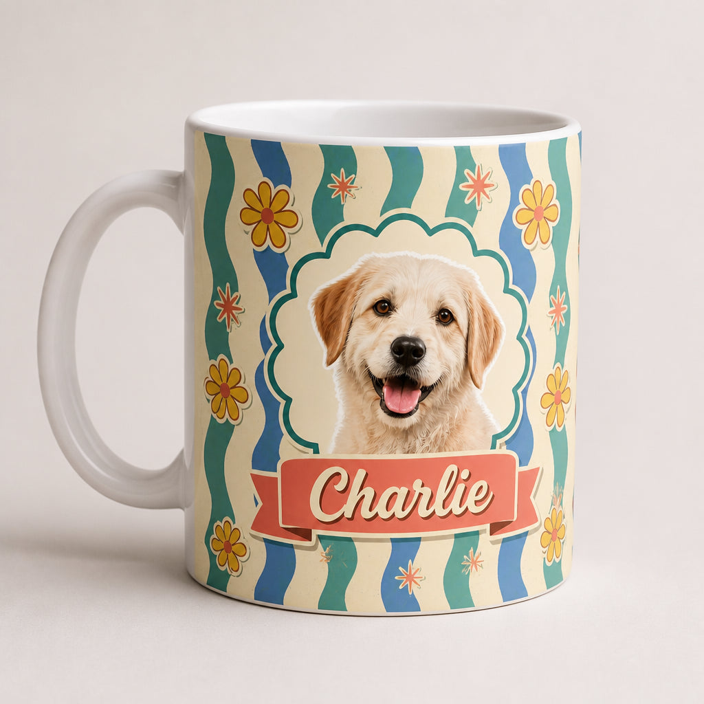 Retro Pet Photo + Name Pattern Mug - Personalized Edge-to-Edge Mug faaec769-06ad-4b32-8d66-8f2fc68a6613.jpg