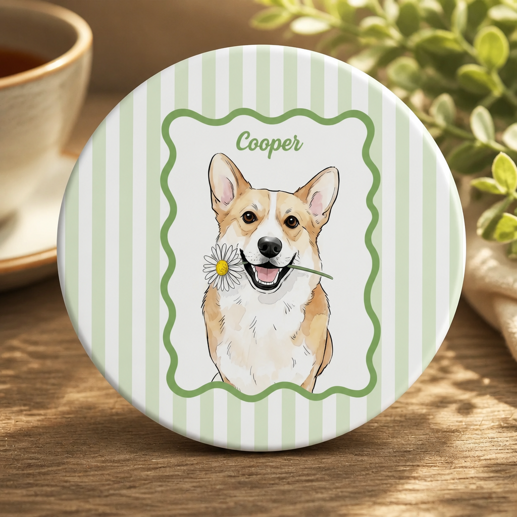 Custom Pet Portrait Ceramic Coaster — From Your Photo - Personalized Custom Ceramic Coasters fadef55f-4d65-4fc5-bcdb-3175c68a6241.png