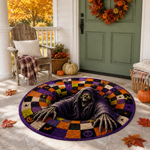 Halloween 3D Illusion Round Rug, Skeleton Vortex Foldable Floor Mat, Spooky Horror Area Rug, Gothic Living Room Decor Gift fae4f540-15da-45d7-b750-c8234fb304e8-banner-1.png