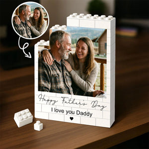 Custom Photo Upload Building Brick Blocks | Mother's Day Gift | Personalized Gift for Mom