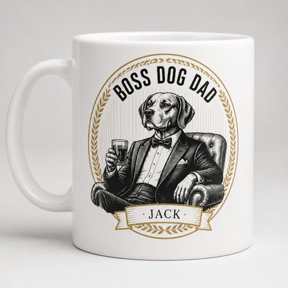 Boss Dog Dad Personalized Mug - Personalized Mug fb0df398-a74b-4b08-96c4-8ff0802de1fe.jpg
