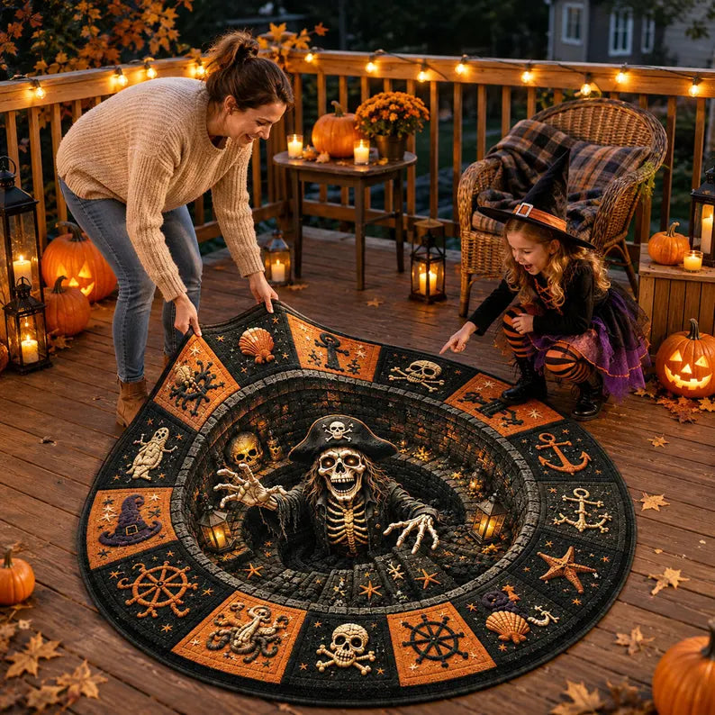 Halloween Pumpkin 3D Illusion Rug, Spooky Vortex Floor Decor, Gothic Home Accent, Scary Bottomless Pit Home Decor, Halloween Party Rug fb45a4f8-11b4-4a8b-9ac3-e16182ae5837-khj-5-.webp