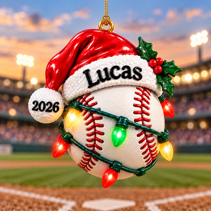 Personalized Baseball Christmas Ornament – Custom Name & Year 3D Relief Acrylic Ornament, Santa Hat Baseball Gift, Baseball Player Christmas Gift 2026 fb576e13-f41e-43ba-b042-b54d705c8107-Lucas-2026-Christmas-Baseball-Ornament-1-.png