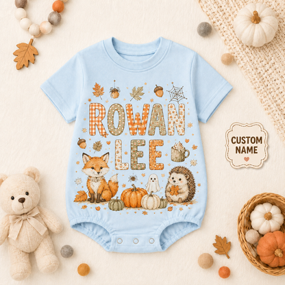 Personalized Fall Baby Romper, Custom Name Fox Hedgehog Pumpkin Bodysuit, Cute Autumn Halloween Baby Outfit fb5db037-2eaa-41d4-ab28-e29339af07a7-Image-Aug-14-2026-02_19_00-PM-3-.png