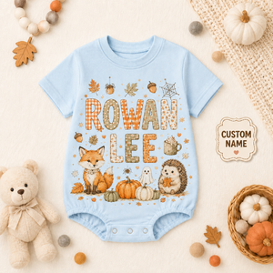 Personalized Fall Baby Romper, Custom Name Fox Hedgehog Pumpkin Bodysuit, Cute Autumn Halloween Baby Outfit fb5db037-2eaa-41d4-ab28-e29339af07a7-Image-Aug-14-2026-02_19_00-PM-3-.png