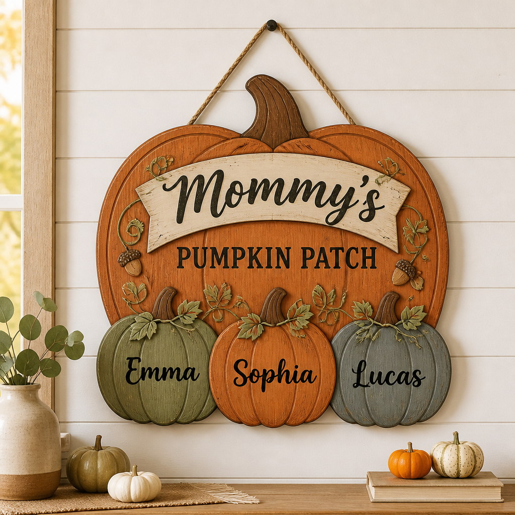 Mommy's Pumpkin Patch Personalized Wood Sign - Personalized Wood Sign fb704949-5779-4f51-9c69-48dd6c40413e.png