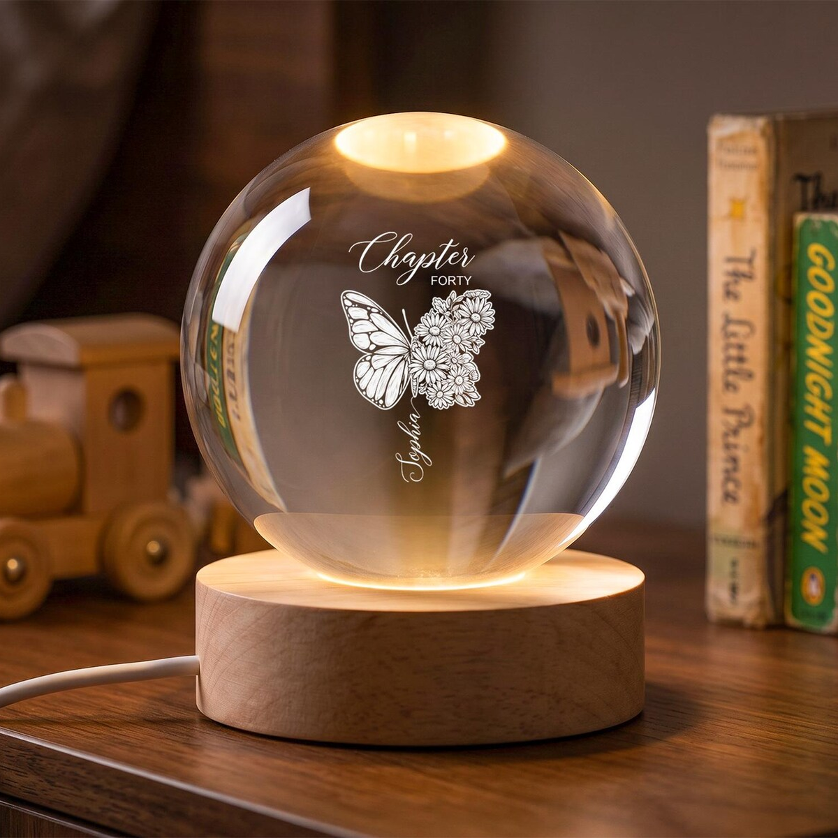 Personalized Birthday Butterfly Crystal Ball Night Light, Custom Name & Birth Flower, Chapter Forty Gift for Her, Milestone Birthday Keepsake For Hers fb72f4f4-e044-4e6b-9d55-db25f68a771c-mockup_03_1x1.png
