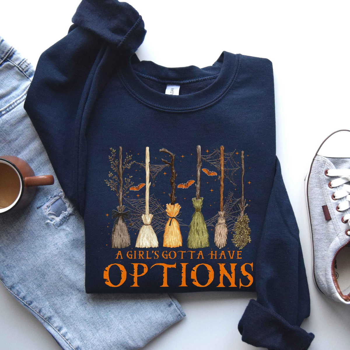 A Girl Gotta Have Options Sweatshirt, Retro Halloween Sweater, Witches Halloween Sweat, Spooky Season Feeling Witchy Sweat, Trendy Halloween fb98dc2d-9c50-439b-9bb9-2776c73a1c69-4.png