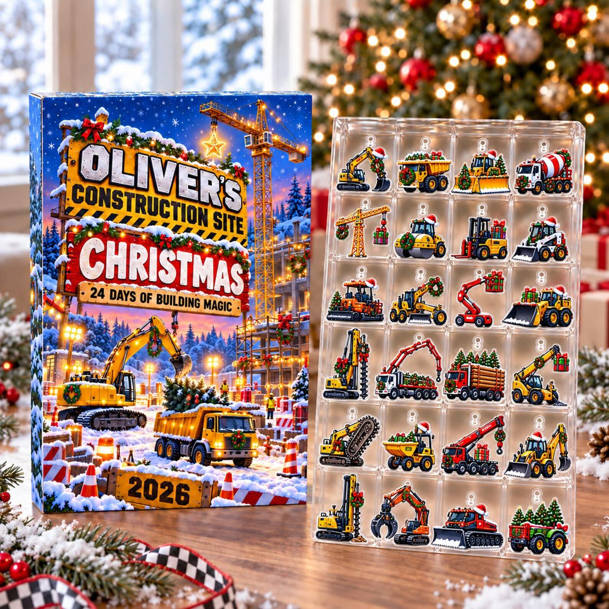 Personalized Construction Vehicle Advent Calendar 2026, Christmas Truck Countdown, Excavator and Digger Ornaments, Fun Holiday Gift for Boys fbbc734f-79e5-41de-9ce2-9443959eae71-il_1588xN.8594321340_47wu.jpg