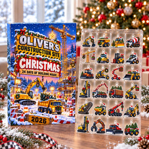 Personalized Construction Vehicle Advent Calendar 2026, Christmas Truck Countdown, Excavator and Digger Ornaments, Fun Holiday Gift for Boys fbbc734f-79e5-41de-9ce2-9443959eae71-il_1588xN.8594321340_47wu.jpg