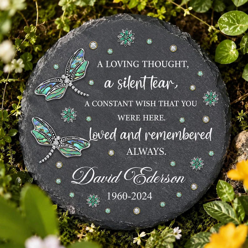 Personalized Dragonfly Memorial Stone – Garden Remembrance Decor, Outdoor Sympathy Gift fbe152fc-1f0a-4f8c-b512-2591489a41dd-fgh-17-.webp