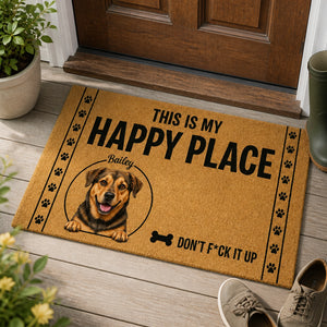 Personalized Dog Happy Place Doormat – Pet Portrait + Name - Personalized Doormat fbeb3d25-8a04-4e91-8055-5b01feefea7d.jpg