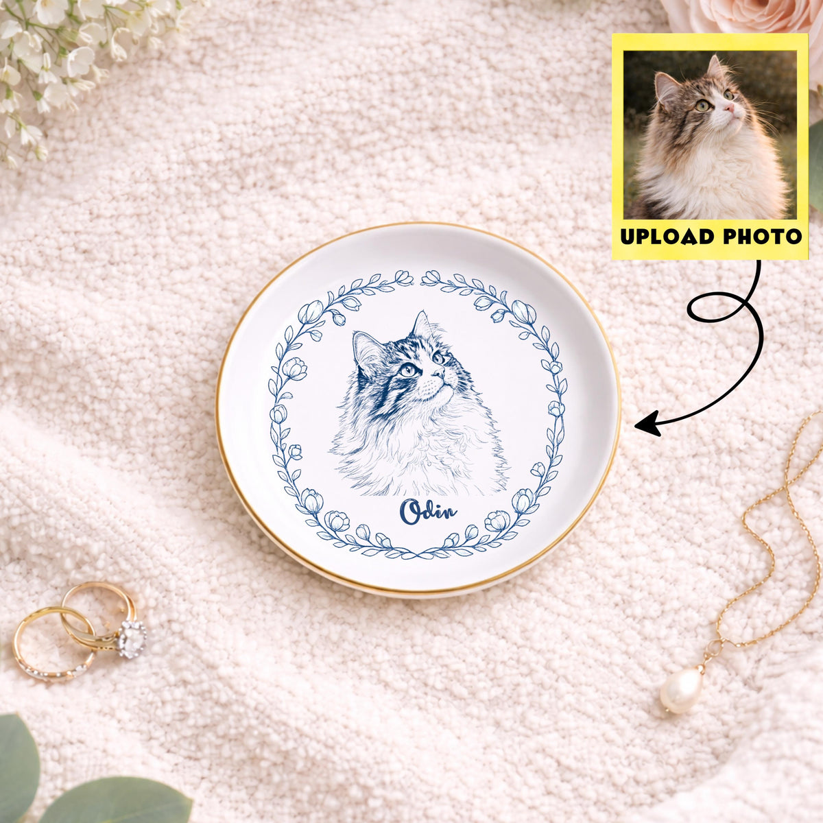 Personalized Pet Portrait Ring Dish l Custom Dog Cat Toile de Joy Trinket Tray fbebe9fc-1860-41c4-a810-cfd740ae6175-5.jpg
