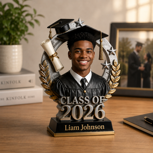 Proud Graduation Trophy - Personalized Graduation Custom Shaped Acrylic Plaque