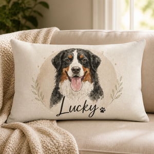Custom Watercolor Pet Portrait Name Pillow - Personalized Pillow fc12134d-17ed-4118-ade9-c6fe5bda718a.png