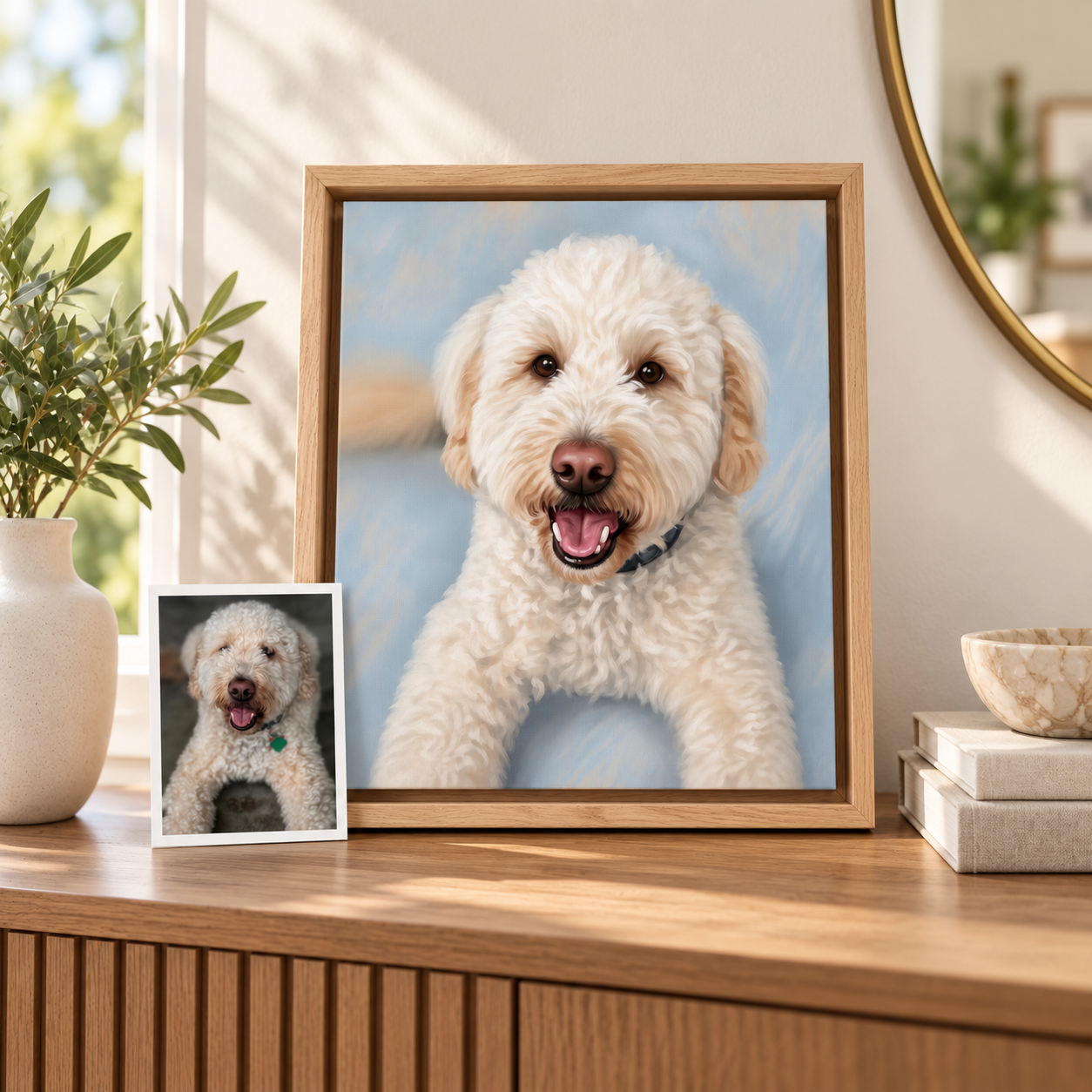 CUSTOM DOG CAT Portrait from your Photo, Digital Art or Oil Acrylic Embellished Painting on Canvas Original Pet Family Portraits fc6294d6-ca35-45d7-a068-88d40fa83b3c-ChatGPT-Image-Sep-16-2026-02_55_11-PM.png