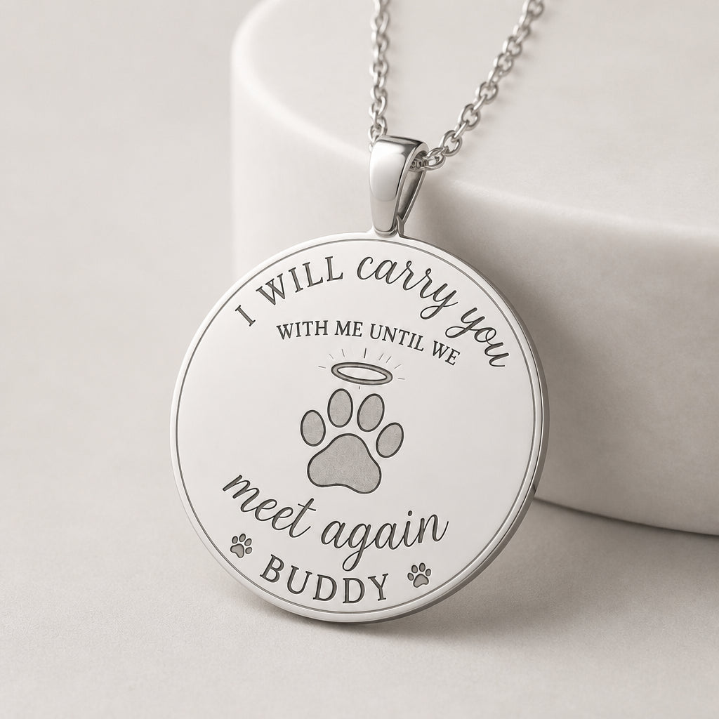 Pet Memorial Engraved Necklace – I Will Carry You + Name - Personalized Custom Necklace fc6bb57f-e38d-48a8-ac2c-f9e7cd92d9d9.jpg