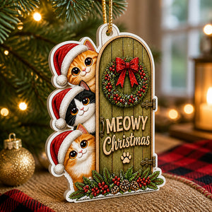 Meowy Christmas Cats Gift-Stack Custom Shape Ornament - Laser Cut Wooden 3D Ornament fc734f9d-24e7-4def-9cb7-5783789b2a51.jpg