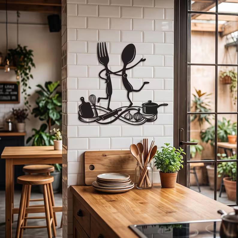 Fork Spoon Metal Wall Decor, Dancing Cutlery Kitchen Art, Playful Utensil Hanging, Dining Room Accent, Fun Chef Gift fc79ac65-698d-4bbd-8d8e-07cdb4621cac-eytrt-2-.jpg