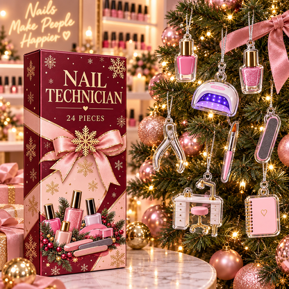 Nail Technician Advent Calendar, 24 Acrylic Hanging Ornaments, Profession Christmas Countdown, Career Keepsake Gift fc9ce1e9-11fc-4302-a59e-a9a794c16e3b-480e9617-02b8-4970-b35d-4ef4124091b1.png