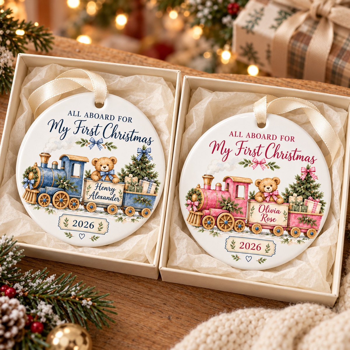 Personalized Baby’s First Christmas Ornament 2026, Blue Train & Teddy Bear, Custom Name Keepsake, Baby Boy Gift for New Parents fca8bfa9-c2eb-486b-be9c-4183aed774b5-Personalized-Baby-s-First-Christmas-Ornaments-5.png