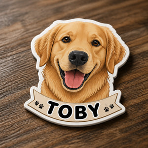 Custom Pet Head Name Magnet – Photo to Art - Personalized Custom Shape Fridge Magnet fcacd056-0dd0-4661-bacd-6e17caa3da80.jpg