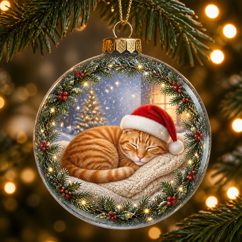 Custom Pet Photo Christmas Ornament – Snow-Globe Wreath Edition - Personalized Shape Ornament fcafd1ca-1c21-460b-969e-5171b72ef9f8.png