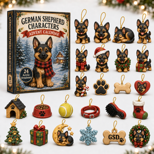 German Shepherd Advent Calendar 2026 - 24-Day Festive Countdown, Acrylic Charms Blind Box - Gift For Dog Lovers fcbcb197-daee-4b20-b968-a667d3823e21-german-shepherd-box-charms.png