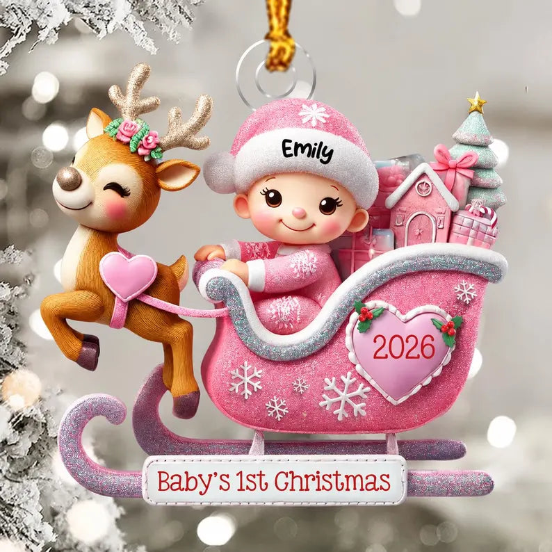 Personalized Baby's 1st Christmas Sleigh 3D Ornament,Newborn Keepsake,New Baby Ornament,Baby Boy Ornament,Baby First Christmas Gift fcc95c3a-e972-487a-9dac-26c45dfab21e-ghjg-3-.webp