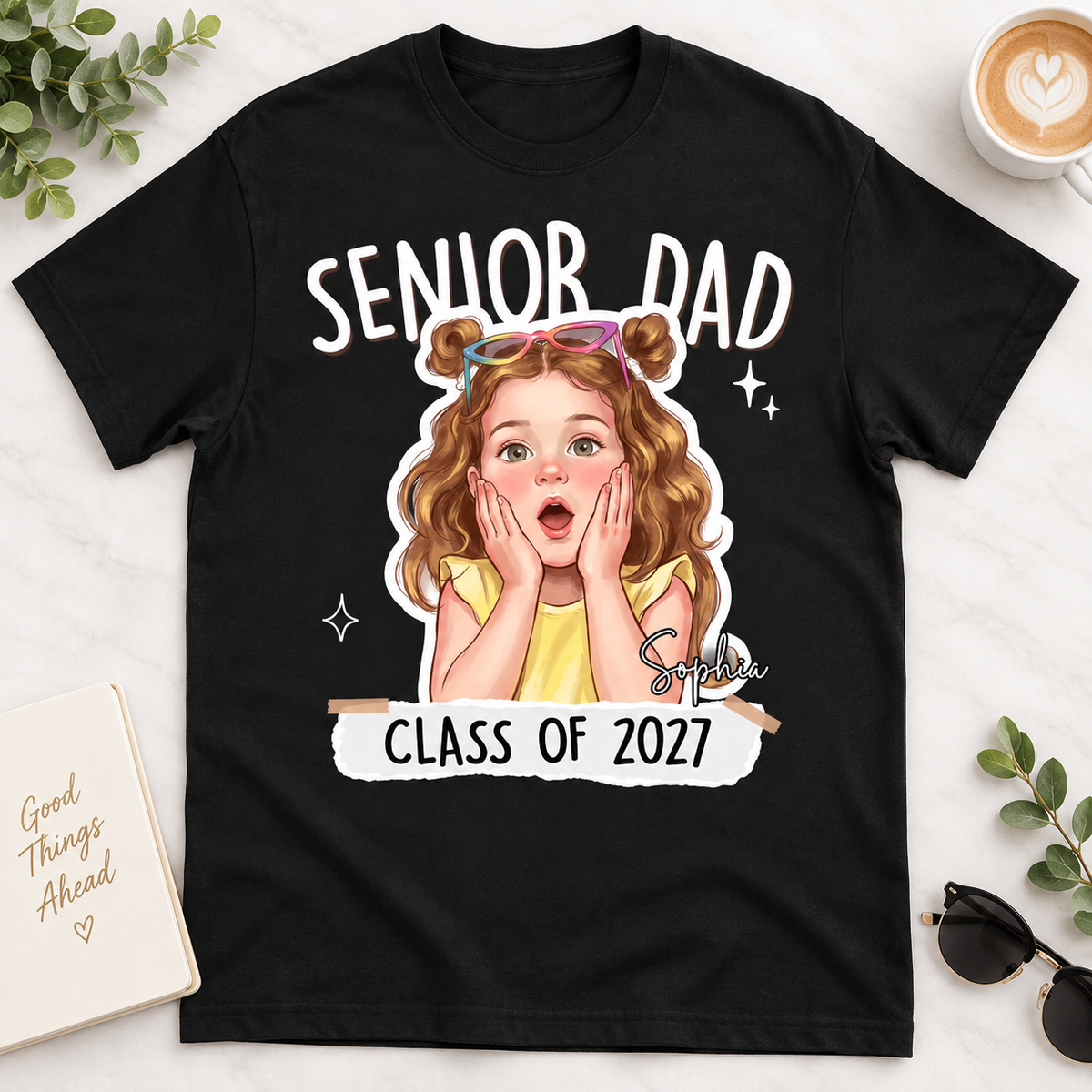 Personalized Senior Dad Shirt, Custom Graduate Photo T-Shirt with Name & Class of 2027, Proud Dad Graduation Gift, Senior Year Family Tee fcefaf4b-ead3-413d-a9d9-bb7ae63ff12f-6.png