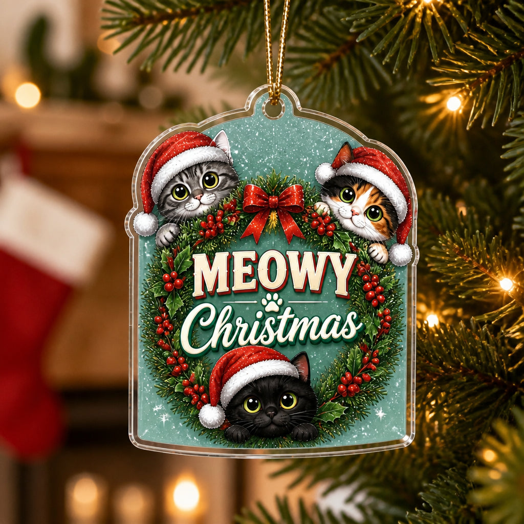 Meowy Christmas Cats – Transparent Acrylic Ornament - Personalized Transparent Acrylic Ornament fcfd30b9-a99f-4299-acdf-ffacaf679ec7.jpg