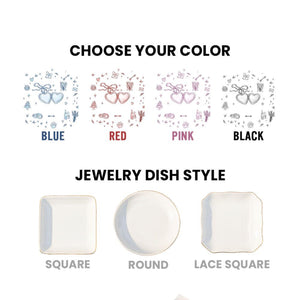 Personalized Wedding Ring Dish for Couple: Custom Names & Year Jewelry Tray, Engagement Bridal Shower Gift for Bride fd164f02-74fb-465e-9f4e-75896603fdb6-3.jpg