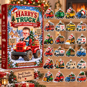Personalized Truck Advent Calendar 2026, Custom Photo & Name, 24 Acrylic Truck Ornaments, Kids Christmas Countdown, Truck Lover Gift fd22577f-553a-4b36-87b2-2c3386f39f0b-il_fullxfull.8618056059_174z.jpg