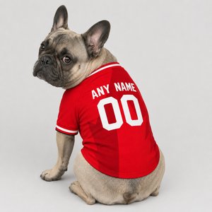 Canada Dog Tshirt 2026 World Cup Pet Clothes Jersey Style Custom Name and Number Pet Clothes Gifts
