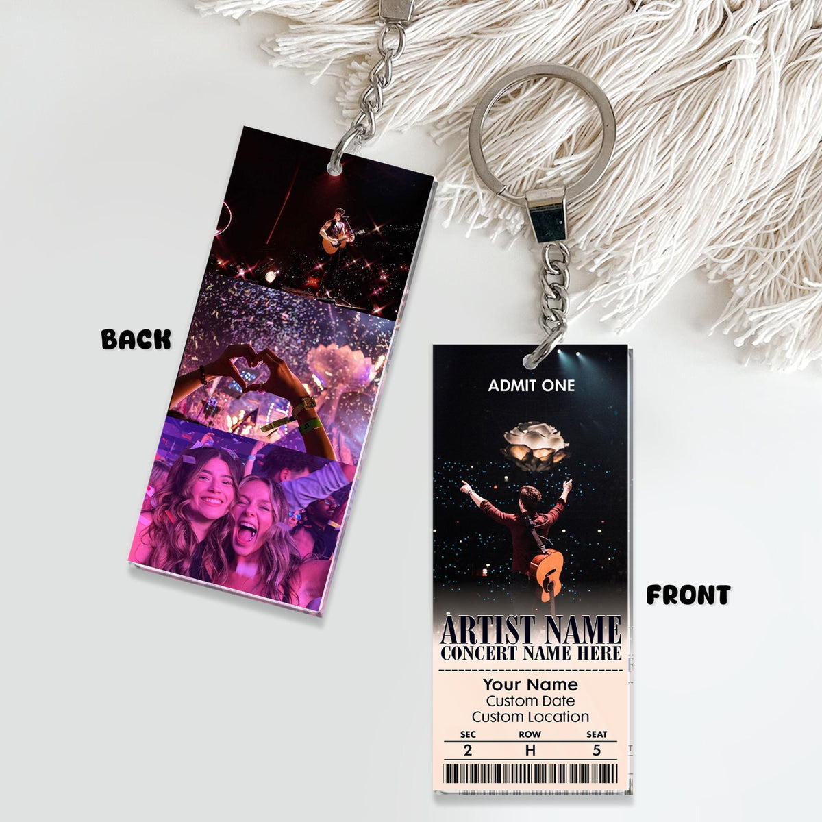 Personalized Acrylic Favorite Concert Ticket Keychain: Music Lover Gift Keepsake fd51e58f-11e6-4804-8ddd-b442463649af-1.jpg