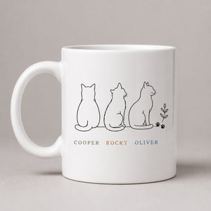 Minimalist Cat Lineup Names Mug - Personalized Mug fd5887fd-afbe-4402-beeb-5b6c76dc5cff.jpg