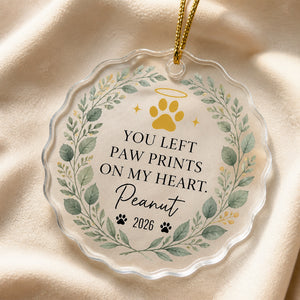 Pet Memorial Paw Prints Acrylic Ornament — Name & Year - Personalized Transparent Acrylic Ornament fd653b88-40fd-4d31-a196-b9e9b1ae7bf5.jpg