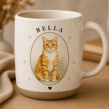 Custom Pet Portrait Pottery Mug – Name & Heart - Personalized Pottery Mug fd7def8e-6529-4b87-b7c7-eea18b604501.jpg