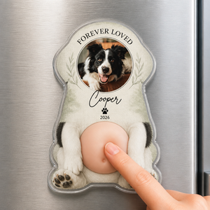 Forever Loved Pet Memorial Photo Magnet - Personalized Acrylic Refrigerator Magnet - Soft Rubber Belly fd954635-9eb9-4b67-8598-ec7bc0d3f52a.png