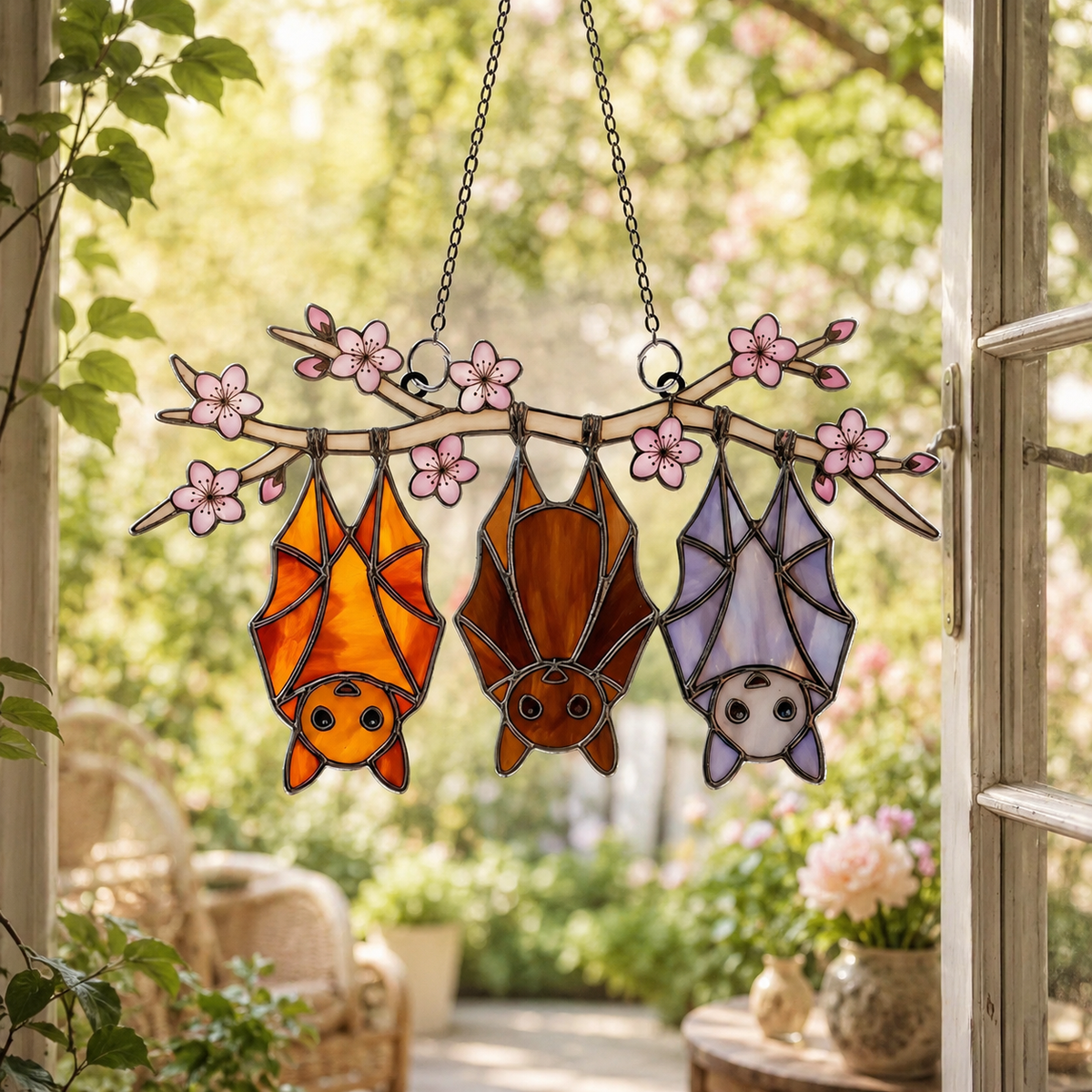 Hanging Bats and Peach Blossom Suncatcher, Stained Glass Style Window Decor fdb7c230-a6db-4f31-ba4f-bbcc699ab32d-6136bc6e-4899-403b-bdd8-635d996d60fa.png