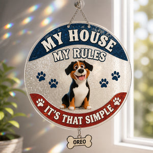 My House My Rules Dog Doormat – Personalized Pet Name - Personalized 1 Layered Suncatcher with Charm fdbf09ef-a616-4e1f-86d2-00b056ad7098.jpg