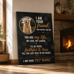 Your Friend, Your Dog — Personalized Pet Photo Canvas - Personalized Canvas fdc66c20-58a2-4e45-ad4b-6ae750511d0b.jpg