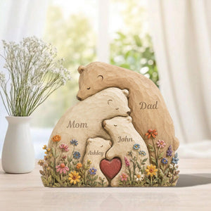 Personalized Bear Family Wooden Block, Custom Name Family Sign Home Decor, Mother's Day Keepsake, Father's Day Gift From Kids, Family Plaque fdda191e-7e63-4942-a489-4d73c4d6fef3-4.jpg