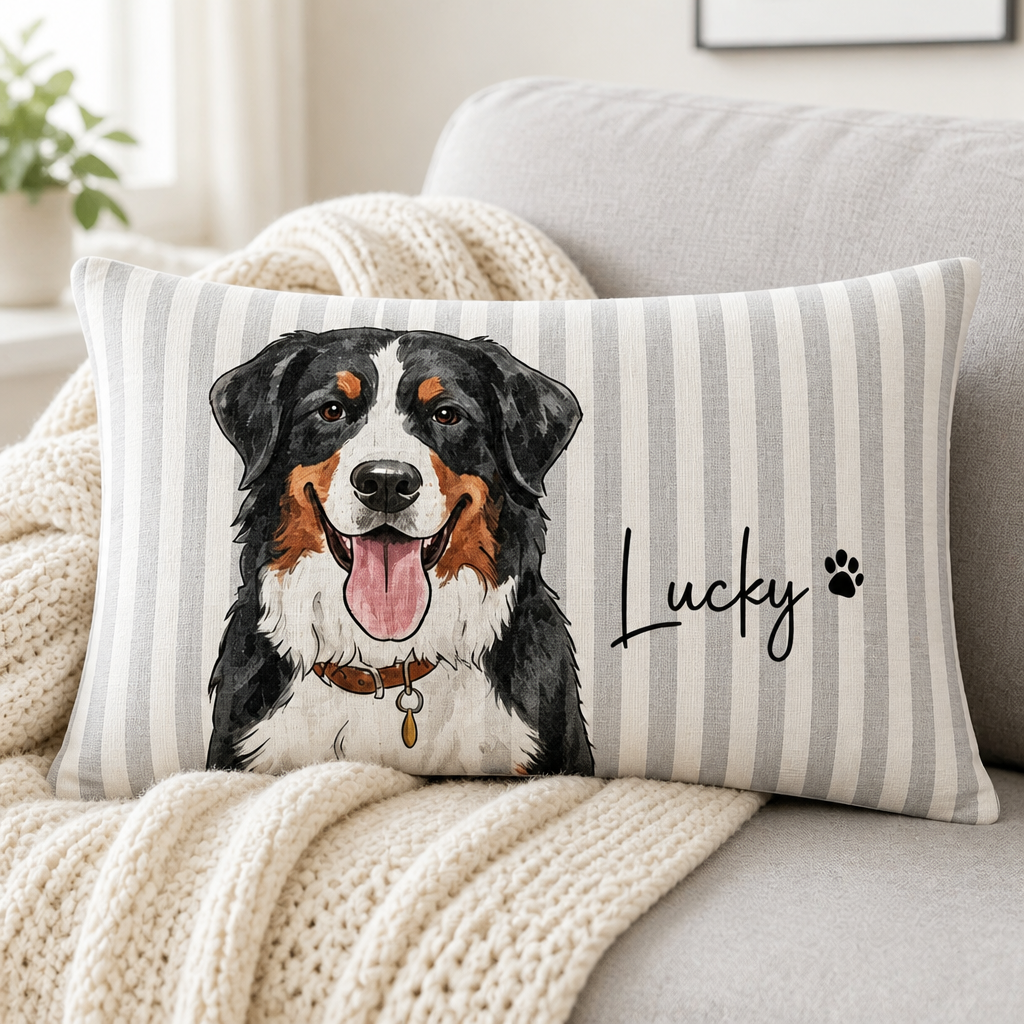 Custom Pet Portrait Name Pillow – Ribbon Badge Edition - Personalized Pillow fddf86e6-54fd-41e3-b119-3d27662db1d0.png