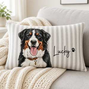 Custom Pet Portrait Name Pillow – Ribbon Badge Edition - Personalized Pillow fddf86e6-54fd-41e3-b119-3d27662db1d0.png