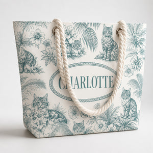 Personalized Cat Toile Tote – Name Badge - Personalized AOP Tote fde0fc40-437e-4ef6-a610-395524af6721.jpg