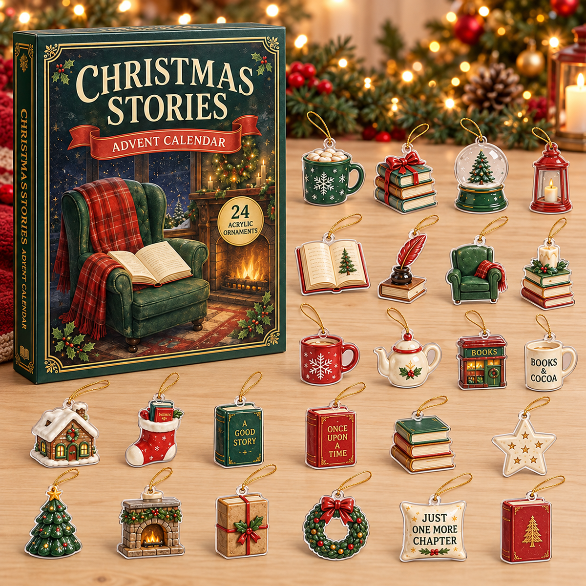 Christmas Stories Advent Calendar 2026 - 24-Day Festive Countdown, Acrylic Charms Blind Box - Gift For Reading Lovers fdf308bd-f6a9-4b0e-b03f-6982ecdf75f8-xmas-stories-box-charms.png